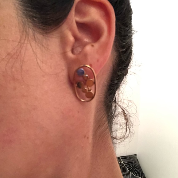 Winard Gold Filled Modernist Pin/Earring/Charm - Picture 8 of 10